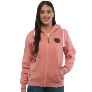 Ireland Leather Patch Lady Zipper