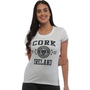 Cork Stamp Stars Ladyfit Tshirt