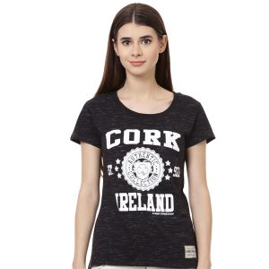 Cork Stamp Stars Lady T-shirt