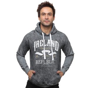 Ireland Retro Ribbon Unisex Hood