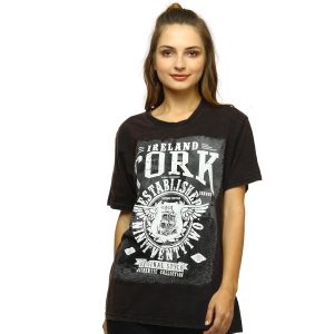 Cork Wings Acid Wash T-shirt