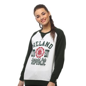 Ireland Stamp Raglan Sweatshirt