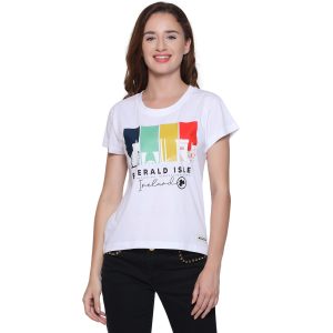 Emerald Isle Skyline Lady Tshirt