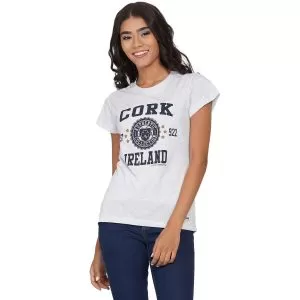 Cork Stamp Stars Lady T Shirt