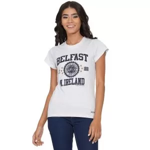 Belfast Stamp Lady T Shirt